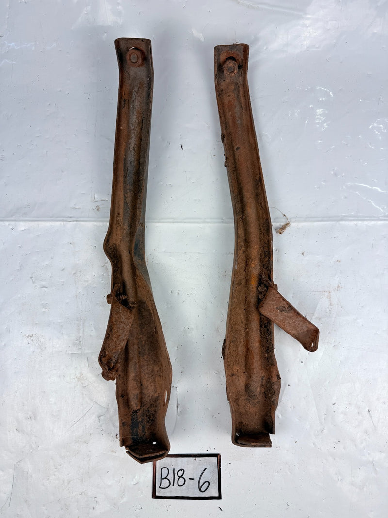 OEM 1960 Chevy Impala Rear Bumper Brackets PAIR 60 B18-6