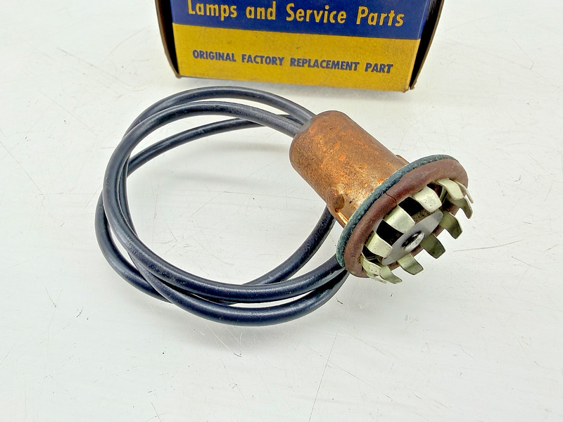 NOS 1958 - 1968 Chevrolet BelAir Impala License Plate Lamp Socket 5946129 C70-29