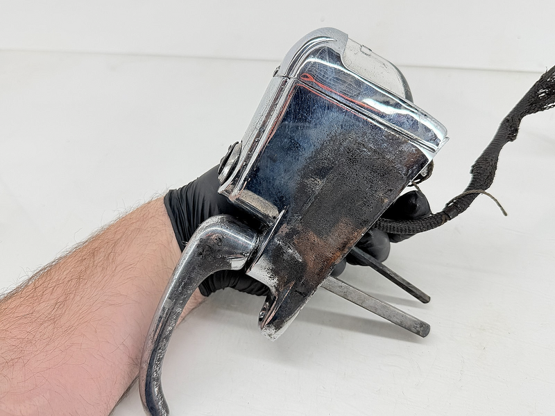 1946 1947 1948 Dodge Plymouth Chrysler Desoto Trunk Handle w/ Light & Glass Lens