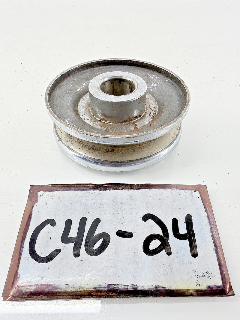 ORIGINAL 1969 1970 Mustang Cougar 428CJ Chrome Alternator Pulley w/ AC C46-24