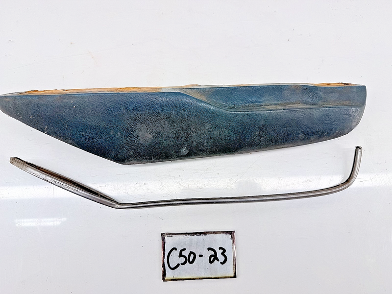 OEM 1961 1962 Ford Galaxie 500 2dr LH Front Armrest Stainless Trim Custom C50-23