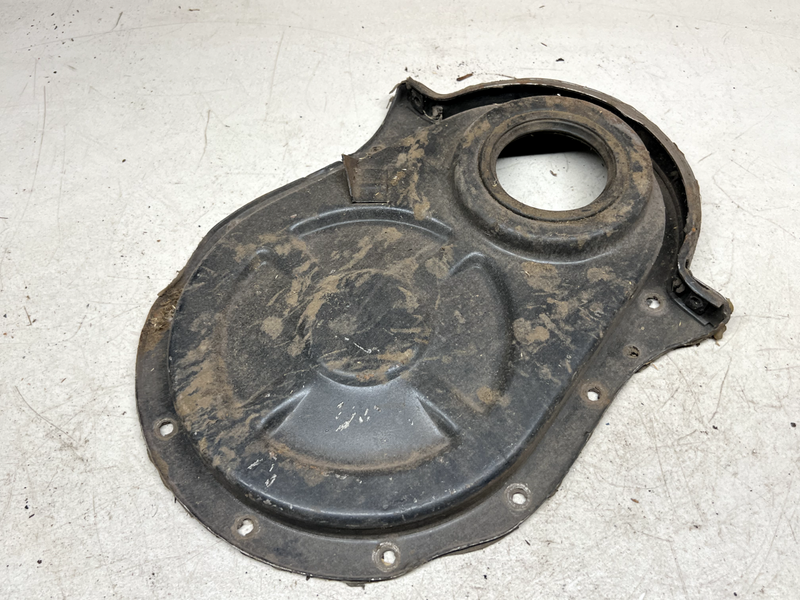 1965 1966 Chevy Corvette 427 Timing Chain Cover 7" Balancer Oil Pan 65 66 B33