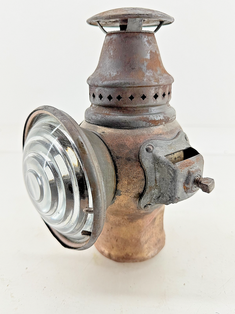 Vintage Adlake Non-Sweating Balanced Draft Lamp Red Ford Model T Rat Rod C37