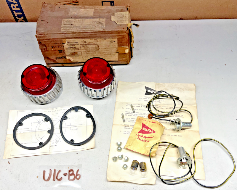 Mopar NOS 1962 Plymouth Belvedere Fury Inner Tail Lamp PKG 2189064 U1C-B6-8