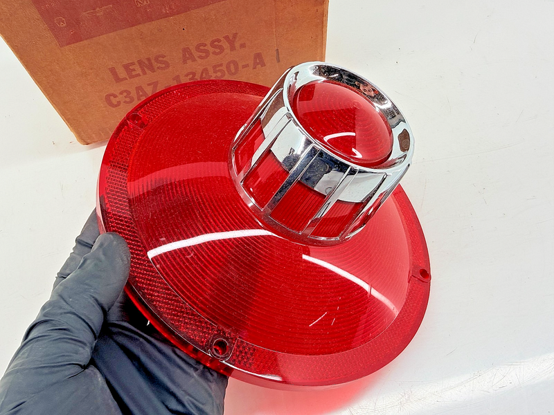 NOS 1963 Ford Galaxie Taillight Lenses C3AZ-13450-A C60-1
