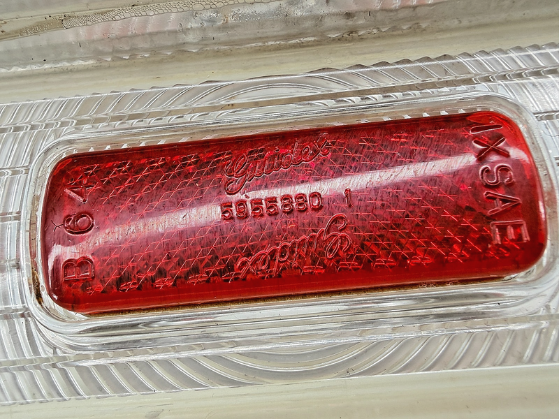 OEM 1964 Chevrolet Chevelle Malibu Backup Lamp Lens Pair 5955880 C70-34