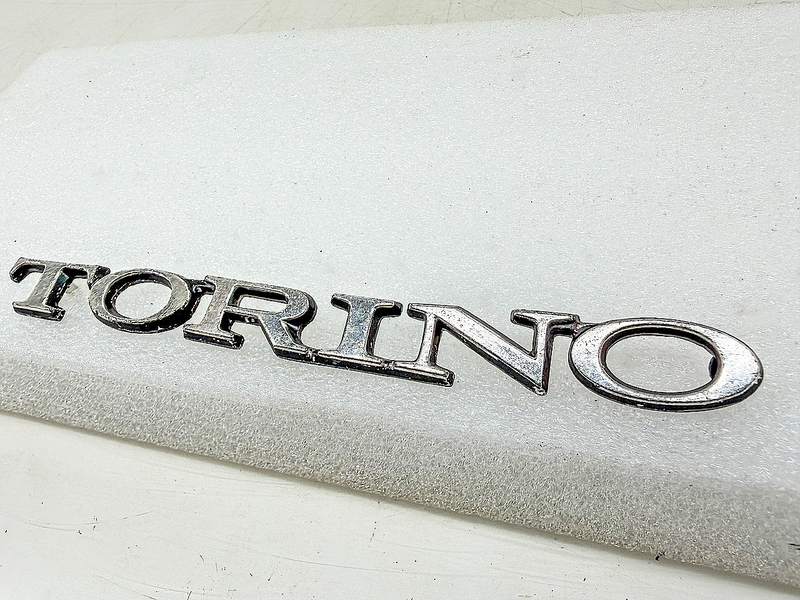 OEM 1968 1969 1970 FORD TORINO LETTER QUARTER EMBLEM C8OB-63291B62-A E10-50