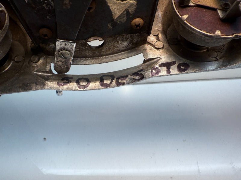 OEM  1949 - 1951 Dodge Chrysler Chrome Heater AC Control Bezel 1253406 B46-9