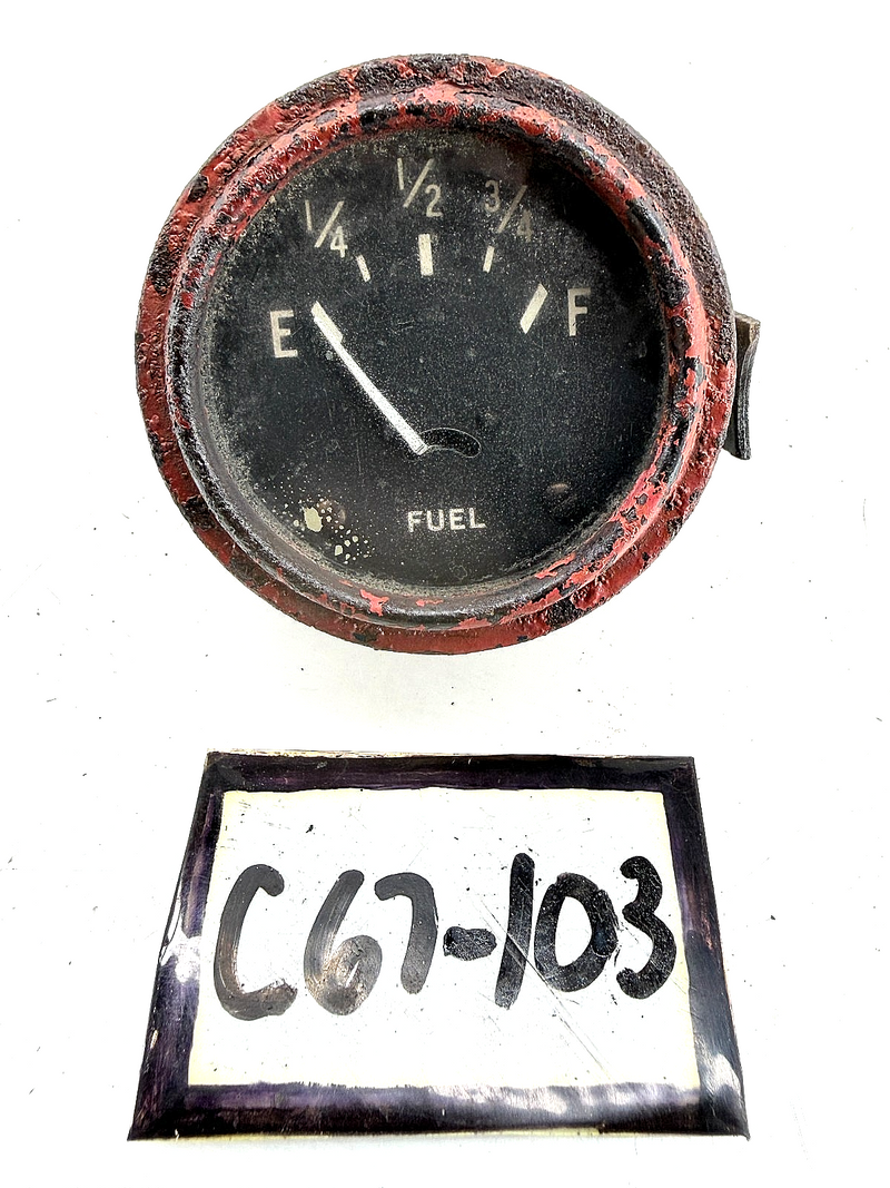OEM 1940's Ford GPW Jeep Willys MB CJ2A CJ3A M38 WWII Fuel Gauge C67-103