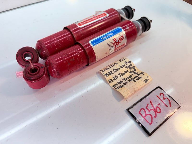 NOS PAIR SHOCK ABSORBER 1979 - 1989 ISUZU TROOPER MK1 NISSAN PICKUP B56-13