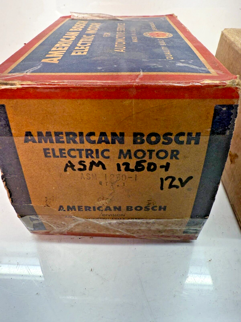 NOS AMERICAN BOSCH AXLE SHIFT MOTOR ASM 1250-1  12 VOLT C2-61