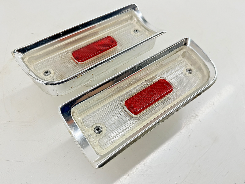 OEM 1964 Chevrolet Chevelle Malibu Backup Lamp Lens Pair 5955880 C70-34
