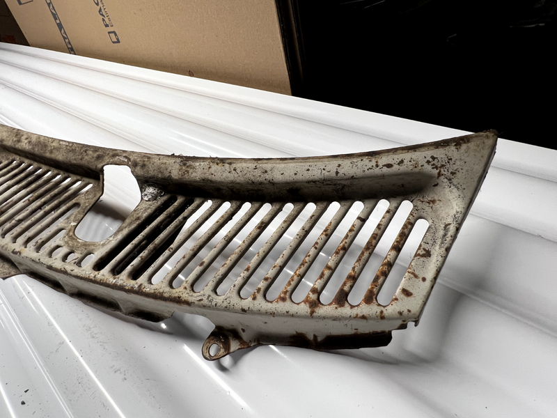 OEM 1960 Chevy Impala Windshield Wiper Cowl Vent Grill Panel Belair U5B-8