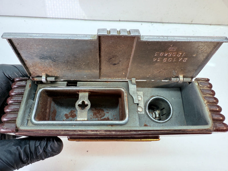 OEM 1950 DeSoto Bakelite Rear Seat Ashtray Assembly Ash Tray 50 51 C23-10