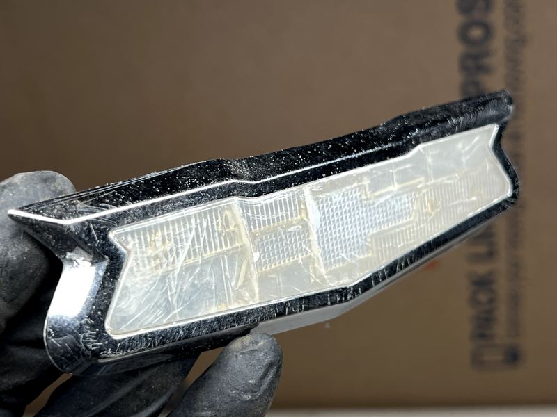 OEM 1960 Chevrolet Impala Chrome Trunk Emblem Trim V8 60 B24-2