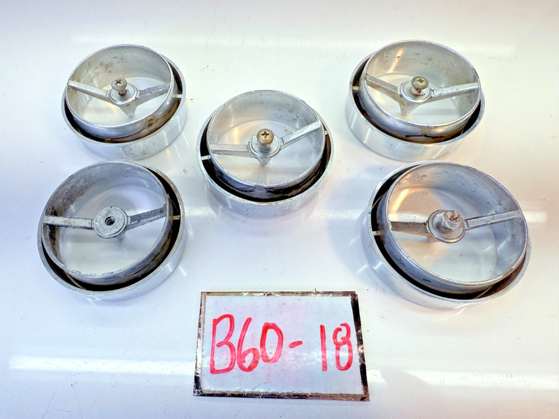 (5) 1963 63 Chevrolet Impala Tail Light Chrome Trim Ring Ornament B60-18