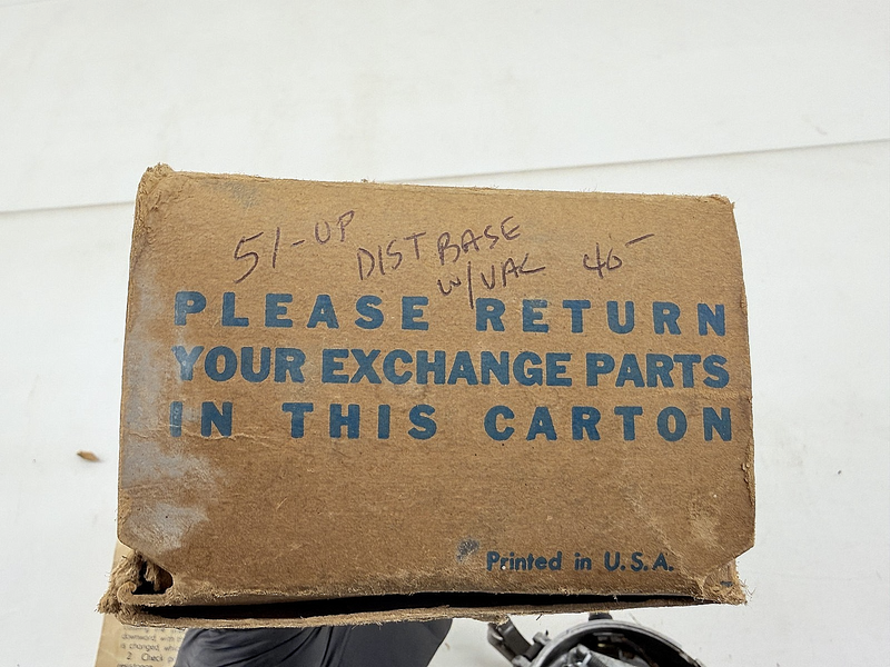 NOS Original 1951 Ford Truck F7 F8 Distributor 8EQ C51-16
