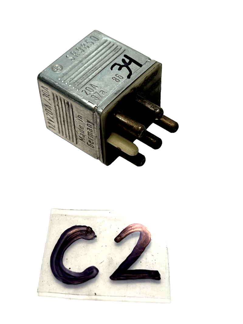 OEM Mercedes Benz 560SL Multi-Purpose Relay 0015420219 C2-34