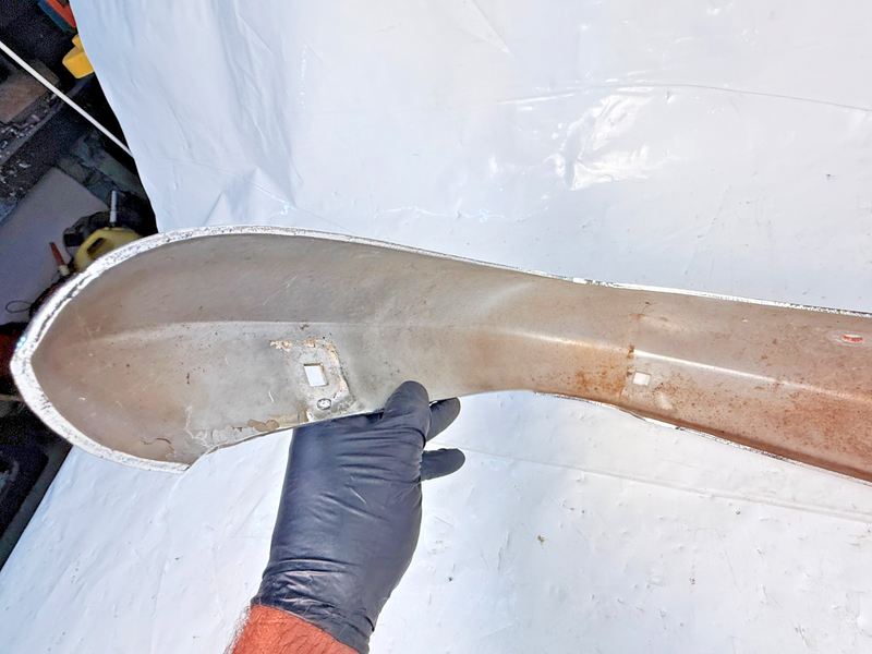 NICE ORIGINAL 1960 Chevy Impala Chrome Rear Bumper Corner RH U5B-108