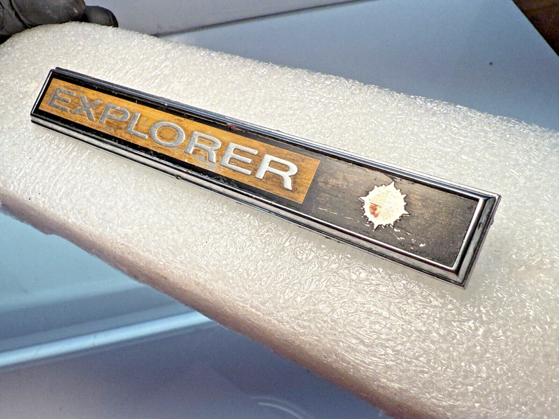 OEM FORD F100 F250 F350 EXPLORER DASH EMBLEM BADGE 67-72 C5GB-16098-A B32-92