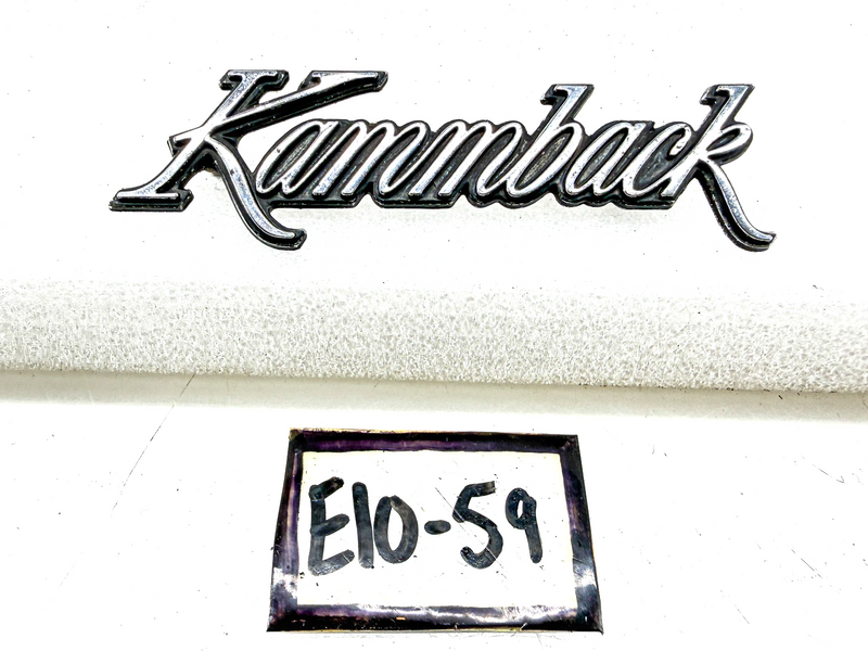 OEM 1971 - 1974 CHEVY VEGA KAMMBACK WAGON SCRIPT EMBLEM 9885757 E10-59
