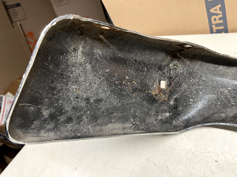 1960 CHEVY IMPALA BELAIR RH FRONT BUMPER CORNER SECTION 60 U5B-4