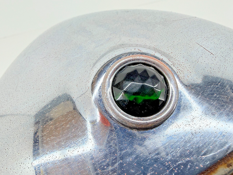 RARE OEM 1930's CADILLAC HEADLIGHTS V12 V16 CM HALL RED GREEN JEWELS HEAD LIGHTS