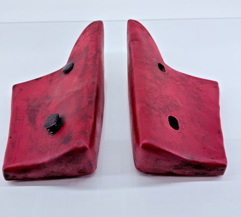 OEM 1964 1965 Thunderbird Landau Convert RED INTERIOR REAR ARM REST PADS C32-32