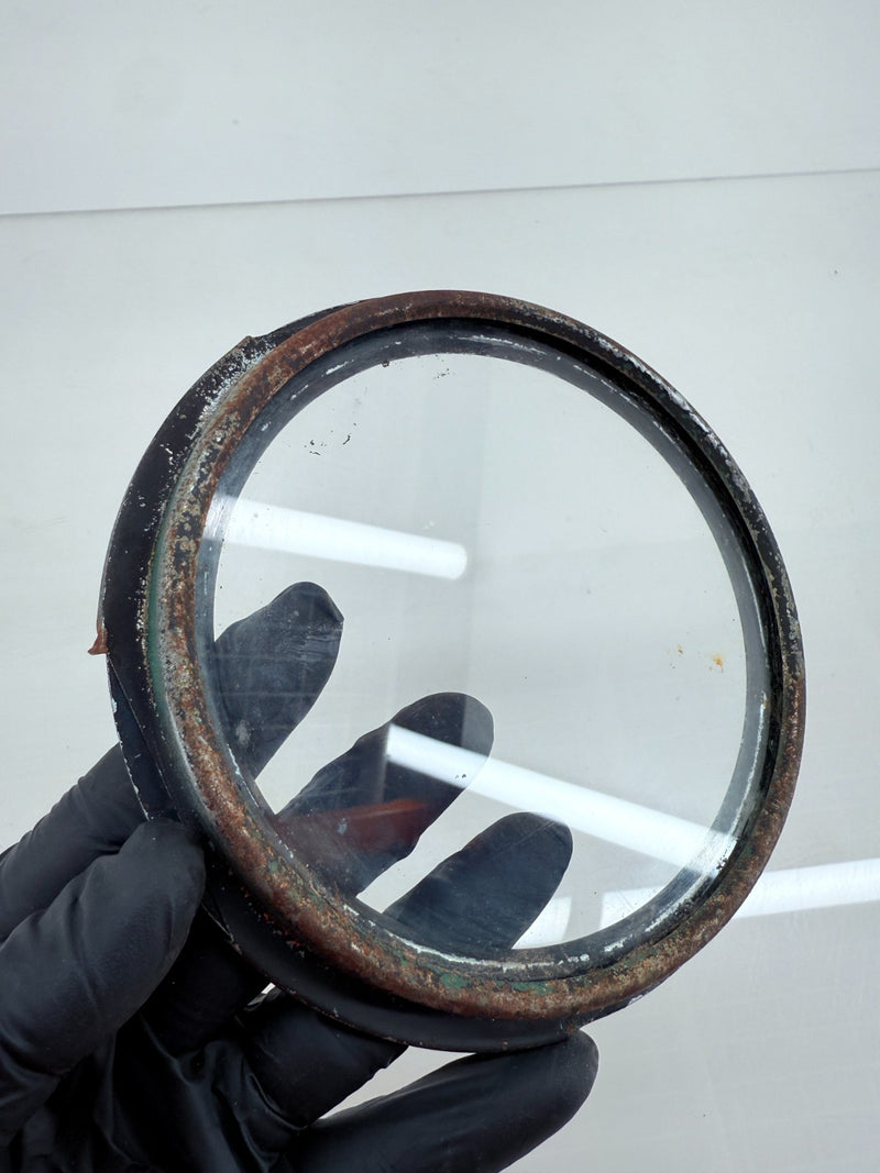 OEM 1950s 1960s Willys Jeep CJ5 CJ6 Speedometer Glass Lens & Bezel C38-3