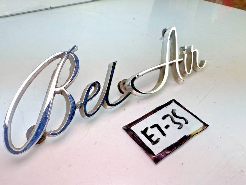 OEM 1968 1969 1970 Chevrolet Front Fender “Bel Air” Name Plate GM 3920868 E7-35