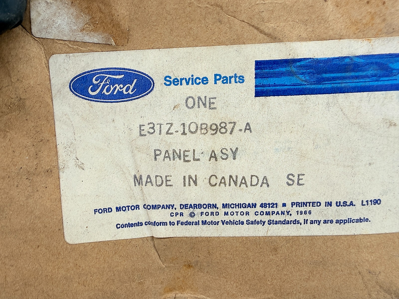 NOS 1983 - 1986 FORD TRUCK WARNING LIGHT INDICATOR PANEL E3TZ-10B987-A C75-63