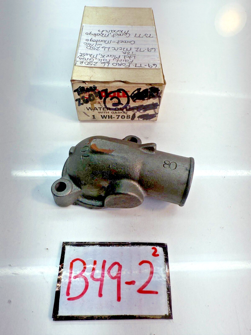 NOS DOLE 26047 / 7081 Engine Coolant Water Outlet 1975 -1980 Ford Mercury B49-2