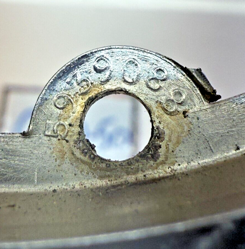 NOS 1950 1951 OLDSMOBILE 98 PAIR of CHROME TAIL LAMP LIGHT BEZEL 5939088 C20-50