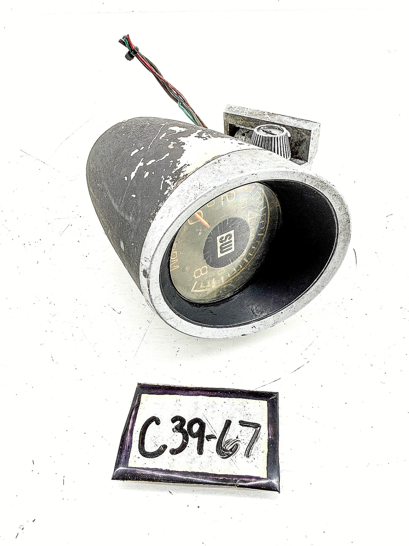 Vintage 1960s Stewart Warner 8000RPM Tachometer 822746 Gasser Rat Hot Rod C39-67