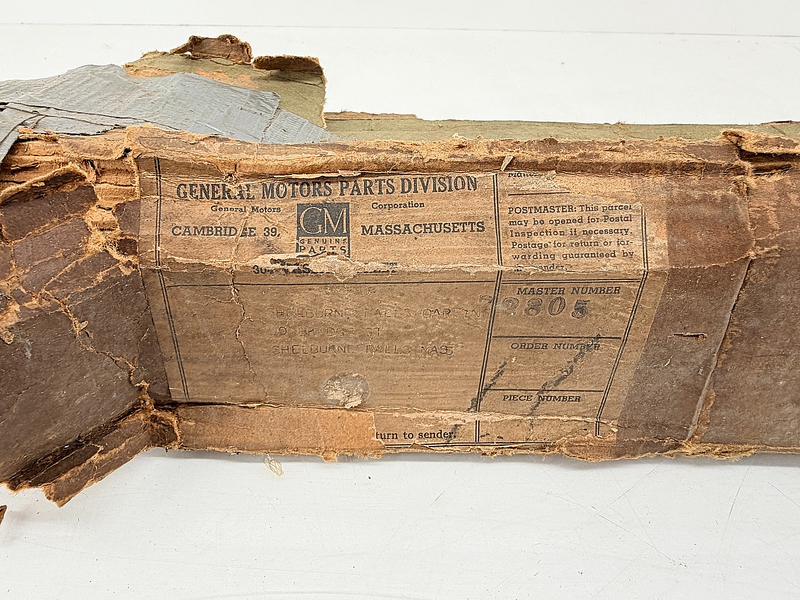 Original NOS Chevrolet Accessory 1951 1952 Chevy REAR BUMPER TRUNK GUARD U3B-65