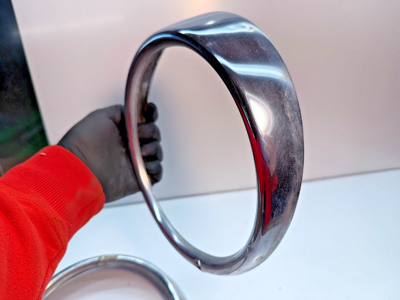 VW Headlight Trim Bezels Hella Set 311941175A Type 3 Squareback Notchback C7-1