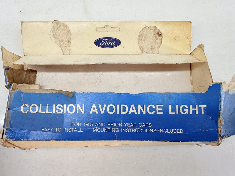 NOS 1979 - 1985 FORD Saleen Mustang Fairmont Collision Avoidance 3rd Brake Light