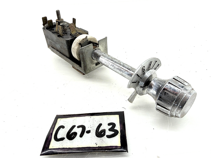 OEM 1958 1959 1960 Ford Mercury Fairlane Ranchero Headlight Switch & Knob C67-63