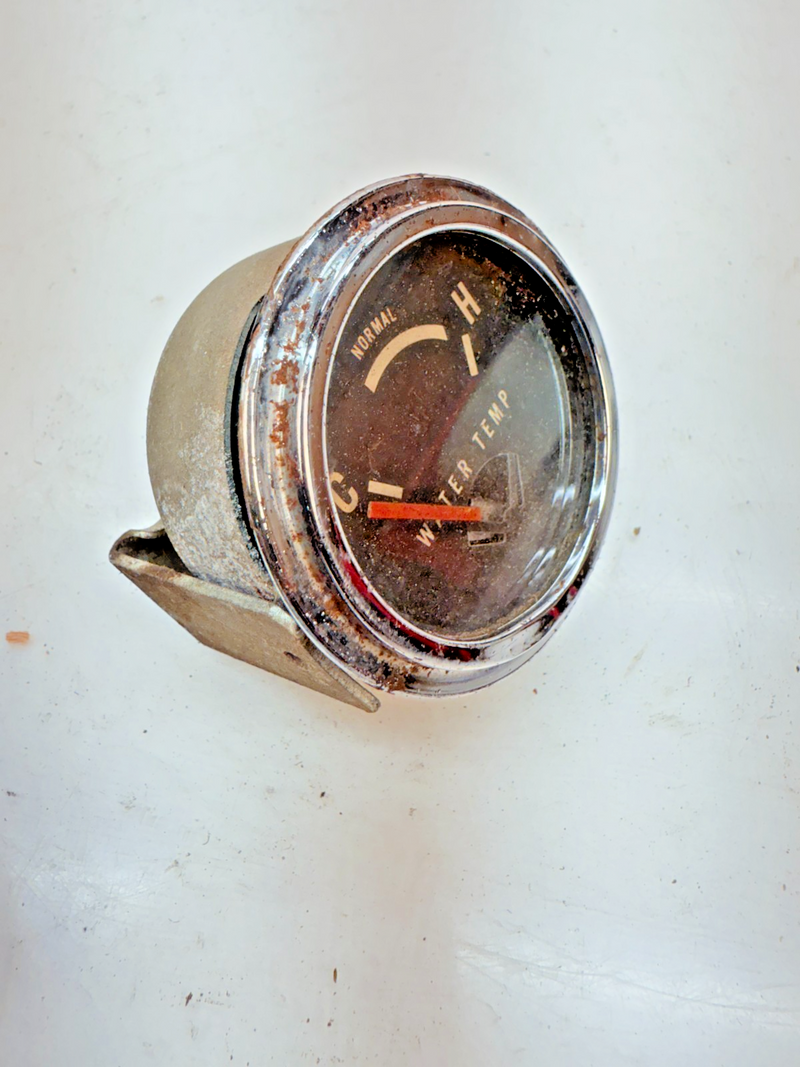VINTAGE ORIGINAL Stewart Warner 819417 2” Water Temperature Gauge B45-24
