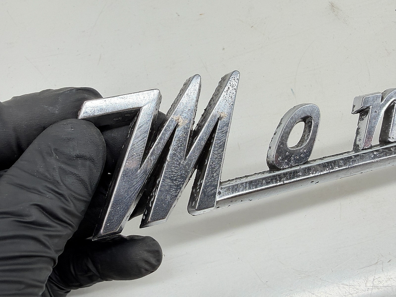 OEM 1955 1956 Mercury "MONTCLAIR" Chrome Emblem Name Plate Script C66-33