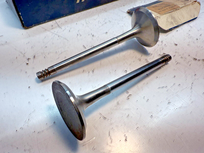 (2) NOS GERMAN PORSCHE 914 2.0 & 912-E  42-mm INTAKE VALVE 039 109 601 G C8-11