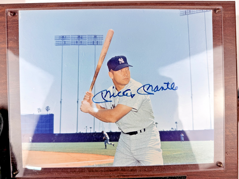 Vintage Mickey Mantle Signed Autographed 8x10 Photo Auto Rare Yankees #7