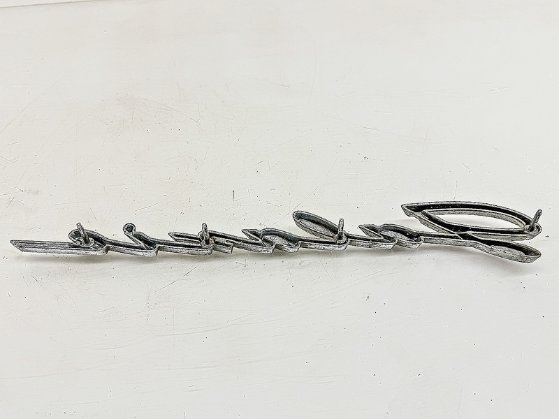 OEM 1959 FORD GALAXIE SCRIPT FENDER EMBLEM B9AB-6425622-A E10-15