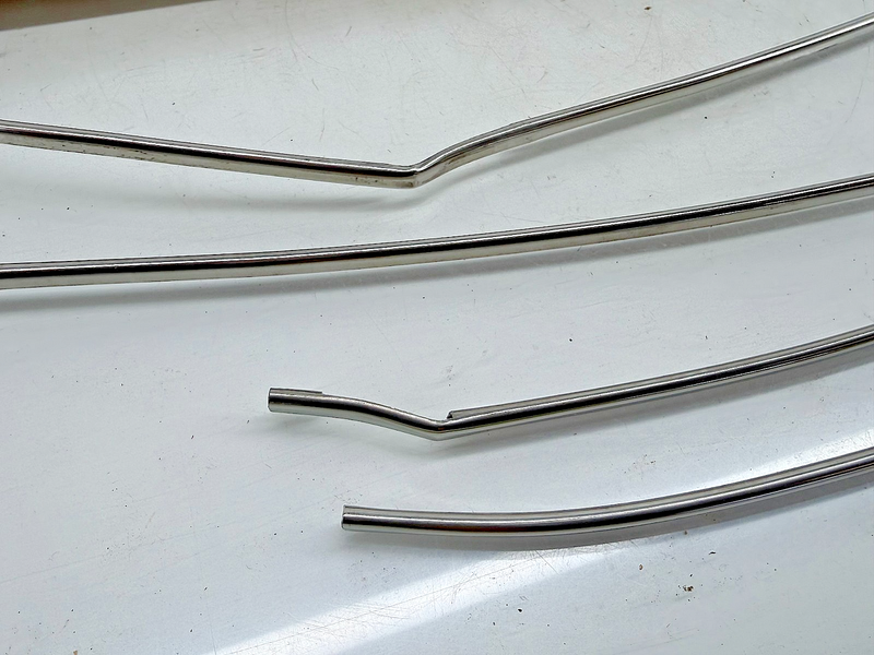 NOS 1968 1969 Fairlane 500 Torino DOOR EDGE GUARDS KIT 4DR C80Z-5420910-A B41-16