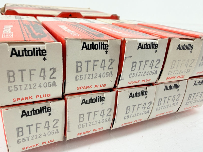 (10) NOS 1965 - 1968 Ford Mustang Mercury AUTOLITE 289 Spark Plugs BTF42 C66-41