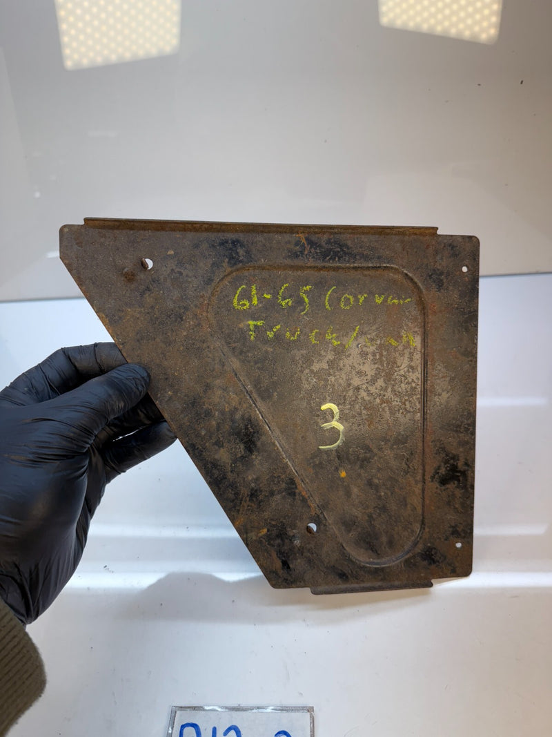 OEM 1961 - 65 Corvair Truck Van Engine Compartment Side Plate 61 62 63 64 B13-3