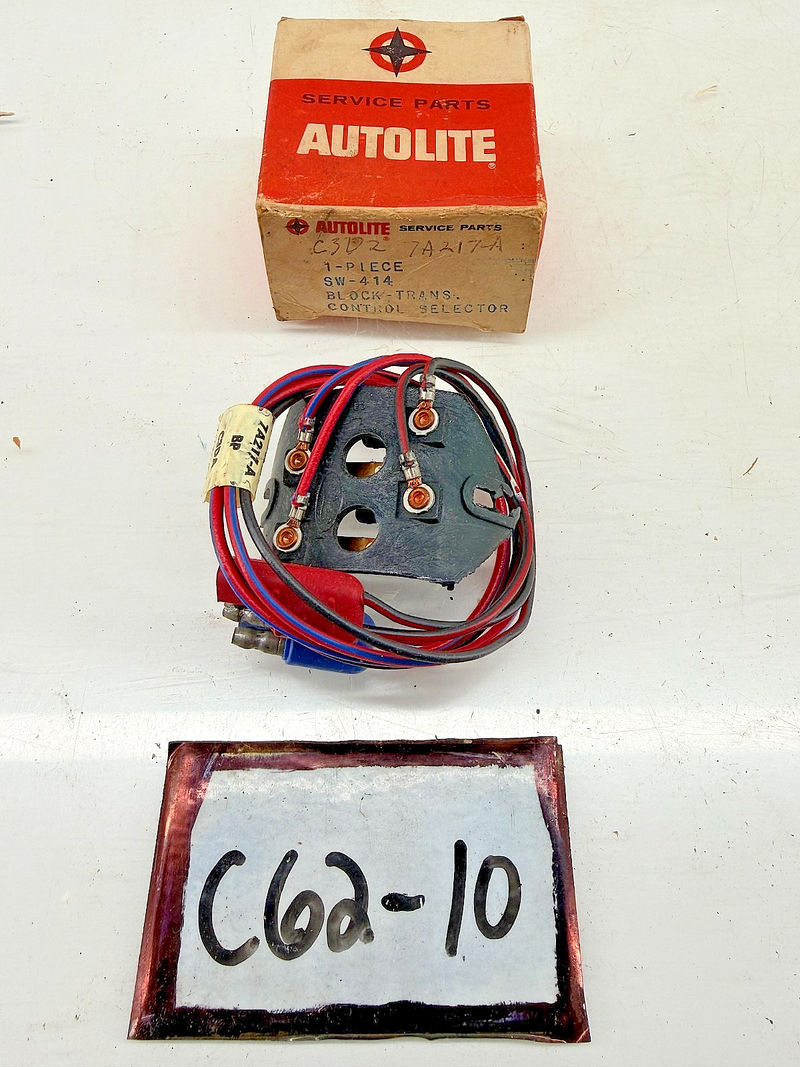 NOS 1960 - 1964 Ford Falcon Galaxie Comet Neutral Safety Switch C3DZ-7A217-A C62
