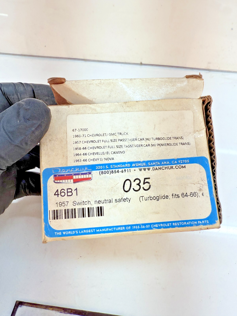 NOS 1957 - 1971 Chevy 1964 - 1966 Buick & Olds Neutral Safety Switch B65-52