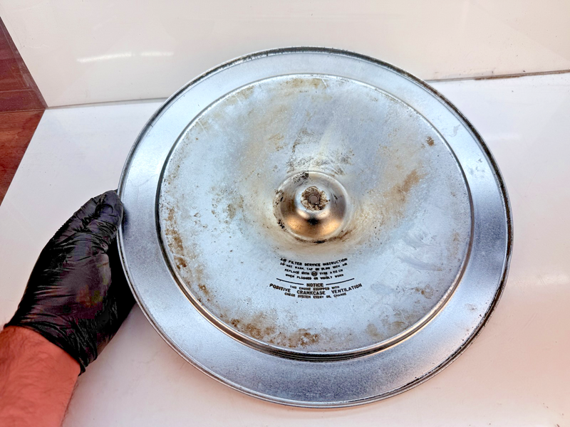 OEM 1966 - 1972 Corvette GM Chrome Lid Air Cleaner Camaro Nova 1968 1969 B84-15