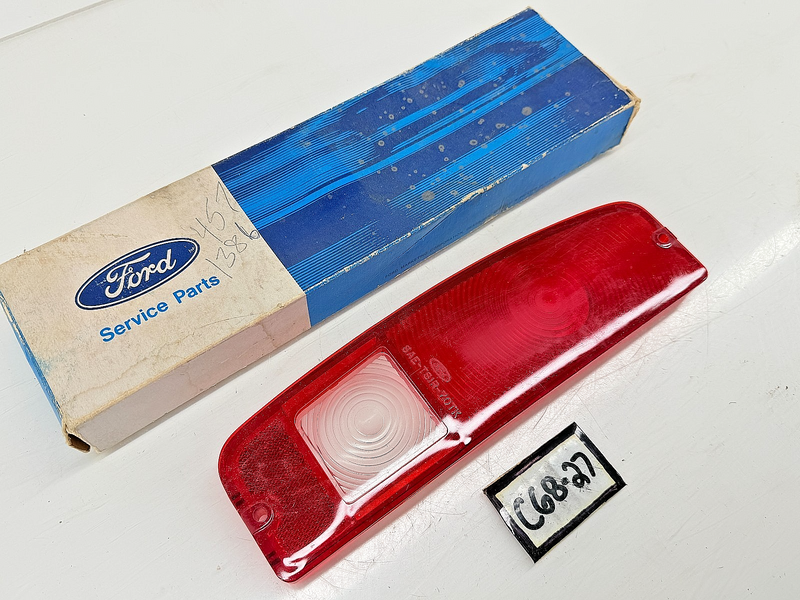NOS 1967 - 1977 Ford Bronco Taillight Brake Light Lens C7TZ-13450-F C68-27
